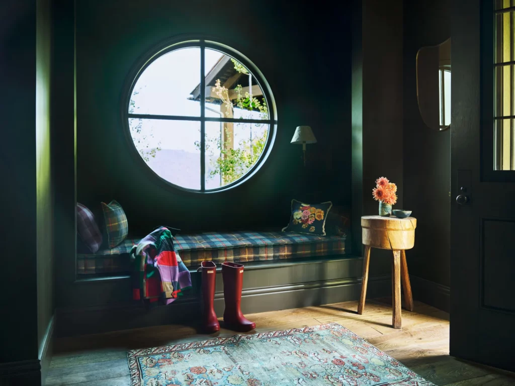 entrée de la maison de montagne de kendall jenner