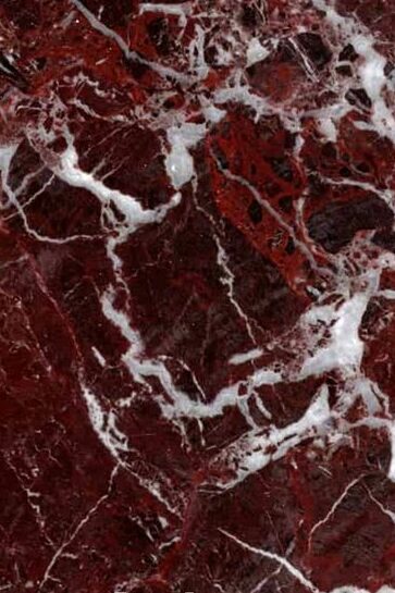 marbre rouge Rosso Lepanto interior design maison Olympia aix marseille