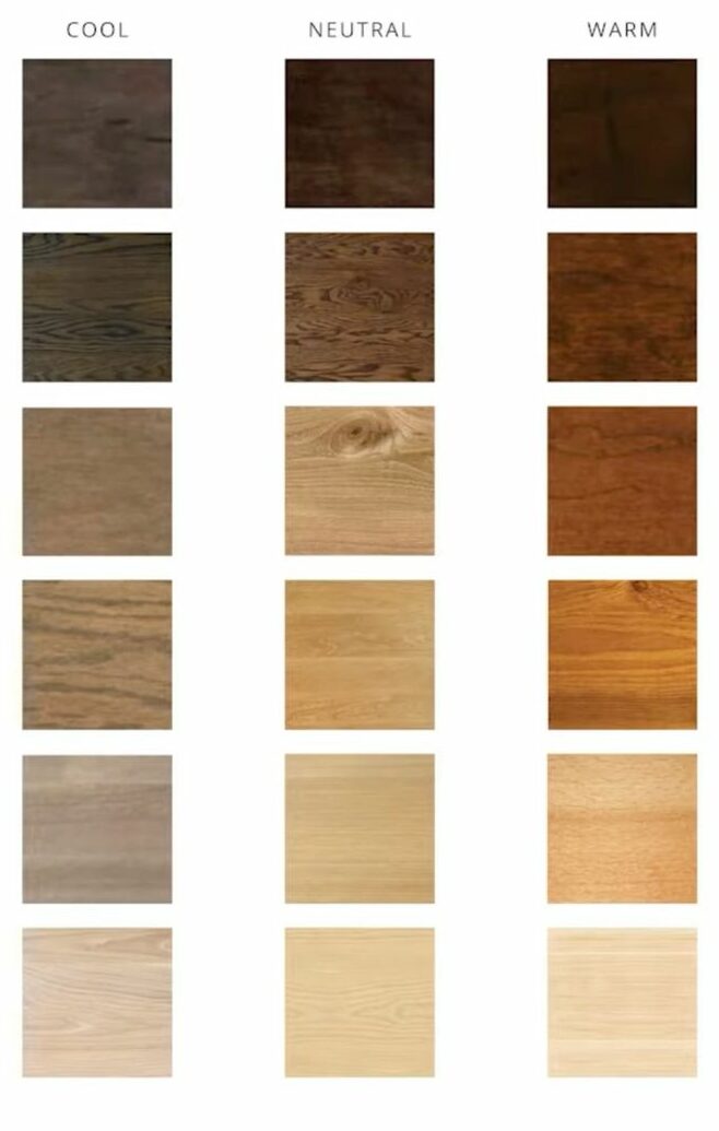 Mixer les tons de bois sans effet patchwork : même température et nuances équilibrées