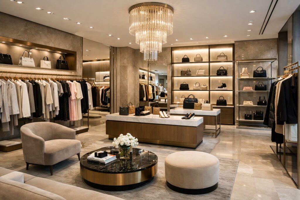 Aménagement commercial à Aix-en-Provence: agencement et circulation en boutique