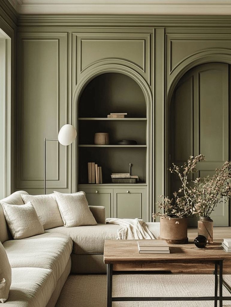 peinture acrylique maison olympia vert sauge