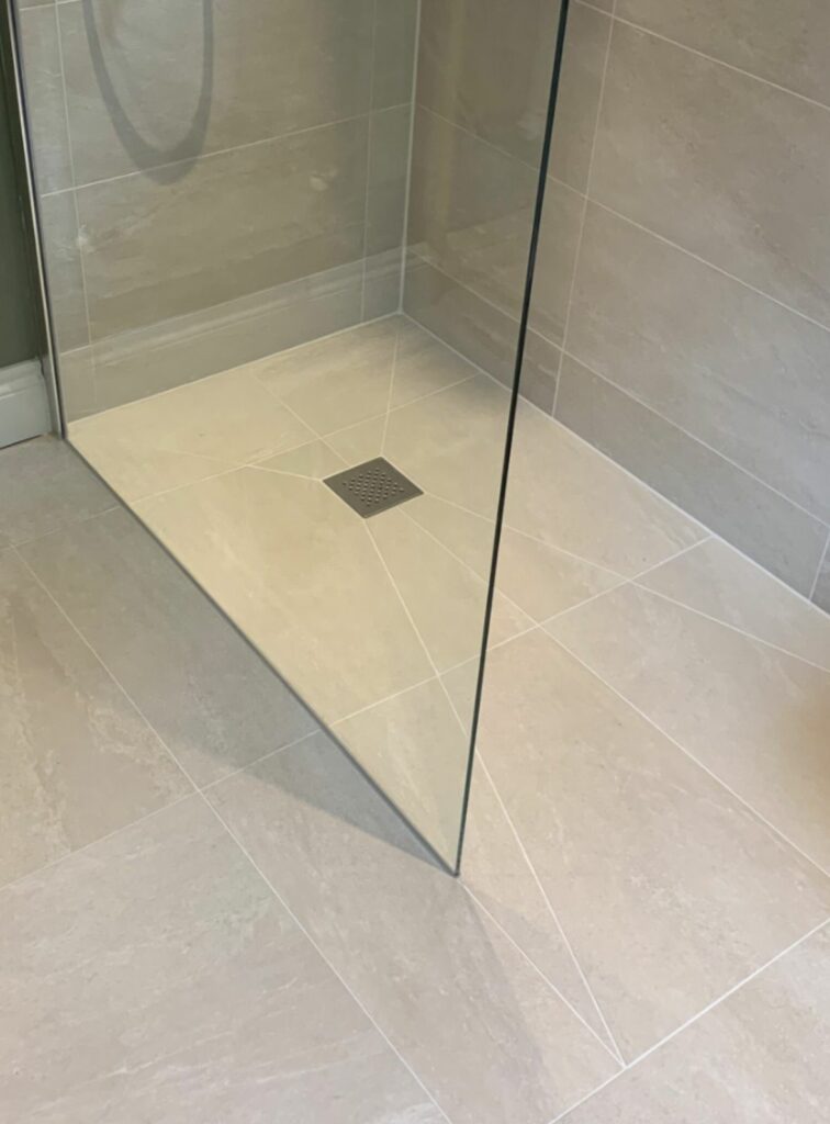 douche avec receveur carrelé - conséil déco renovation interieure maison olympia